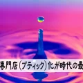 格差社会の到来とブティック化の波