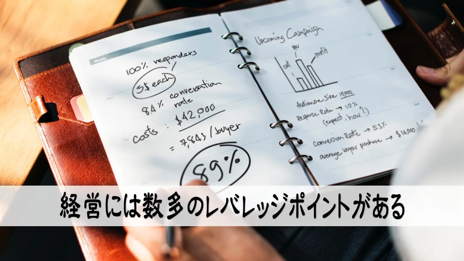 経営には数多くのレバレッジポイントが存在する