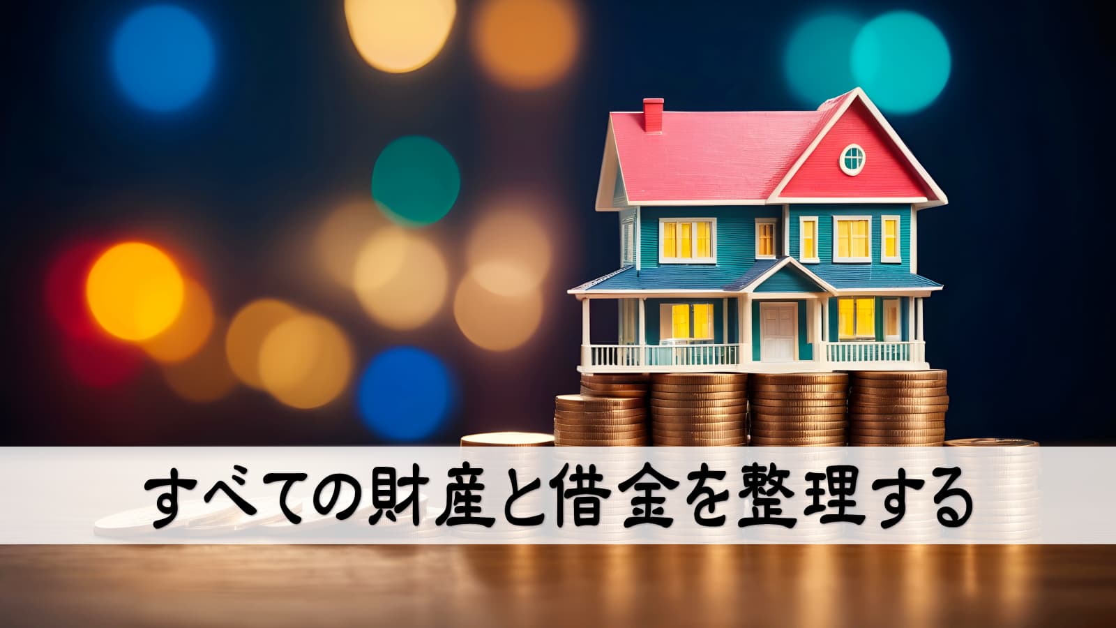 すべての財産と借金を整理する