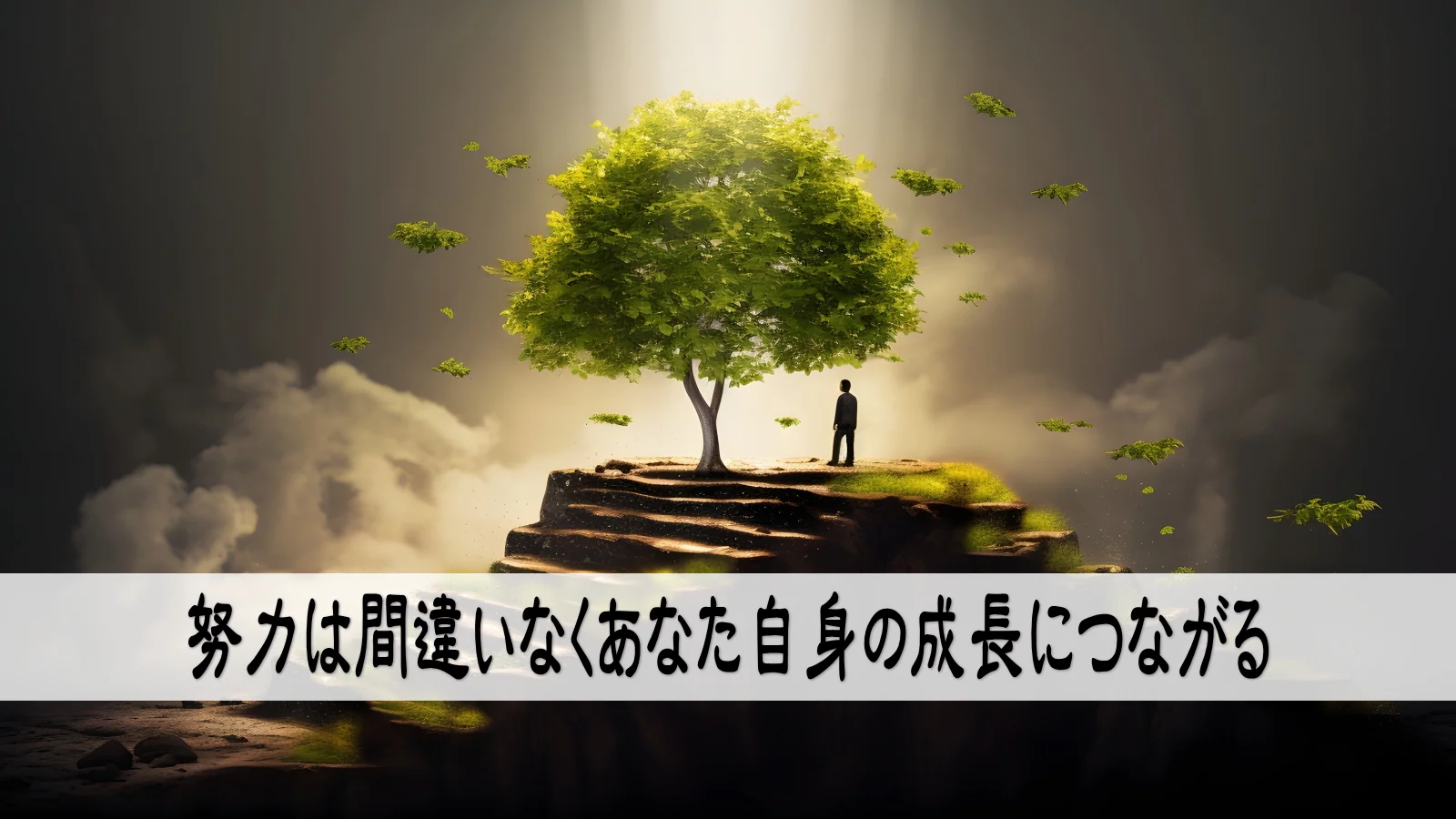 努力は間違いなくあなた自身の成長につながる