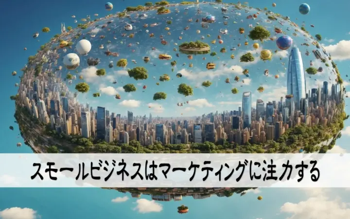 小さな会社はマーケティングに注力する