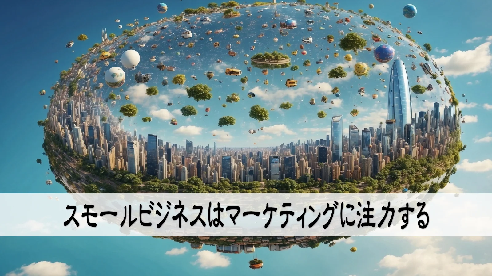 小さな会社はマーケティングに注力する