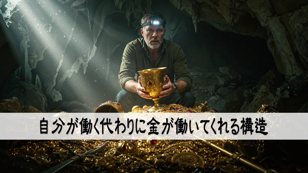 自分が働く代わりに金が働いてくれる構造