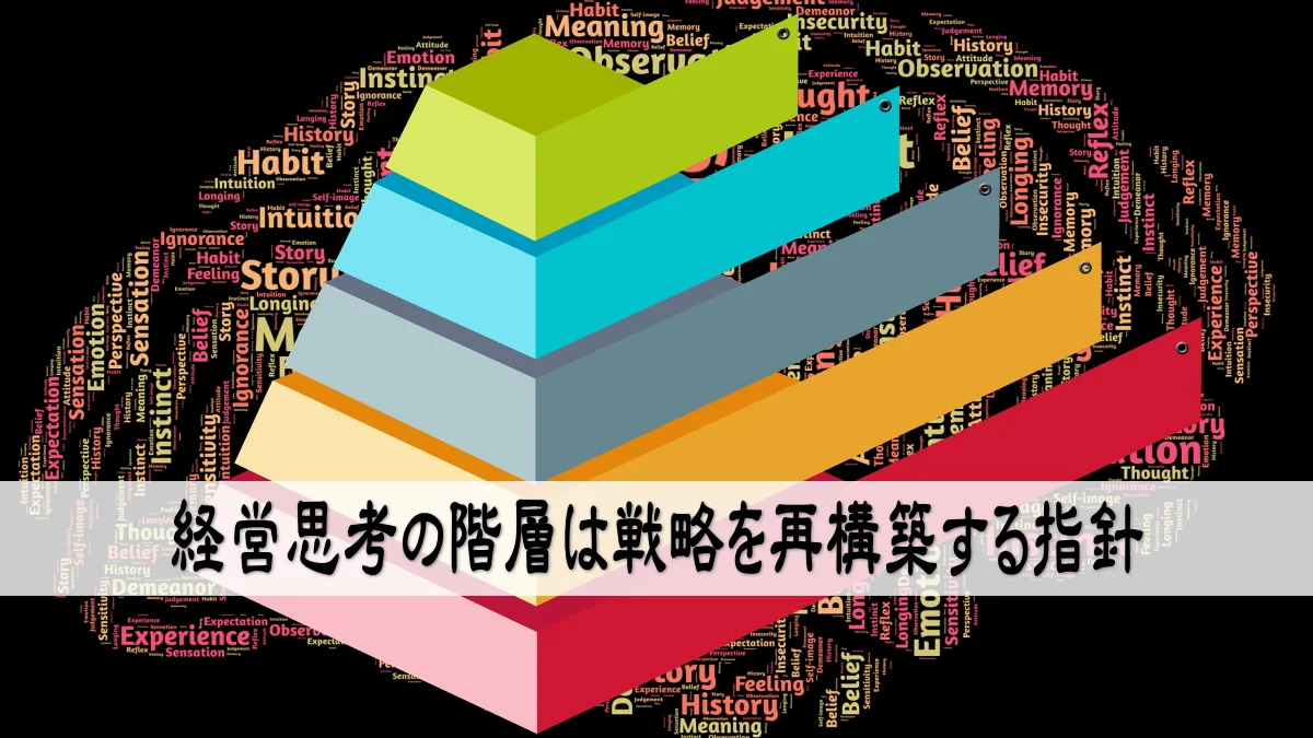 経営思考の階層は戦略を再構築する指針