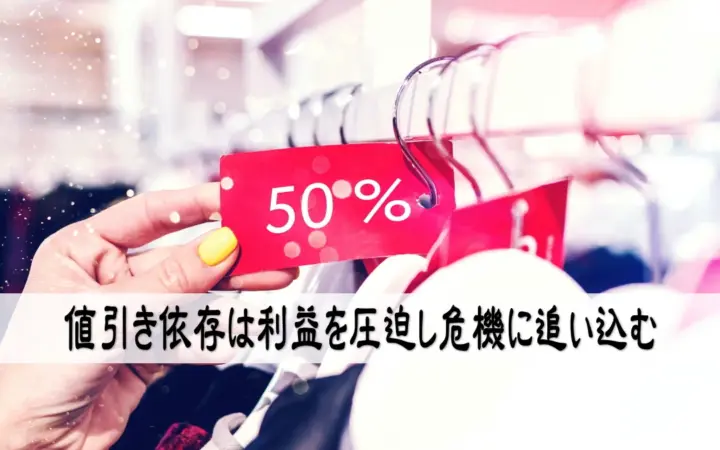 値引き依存は利益を圧迫し危機に追い込む